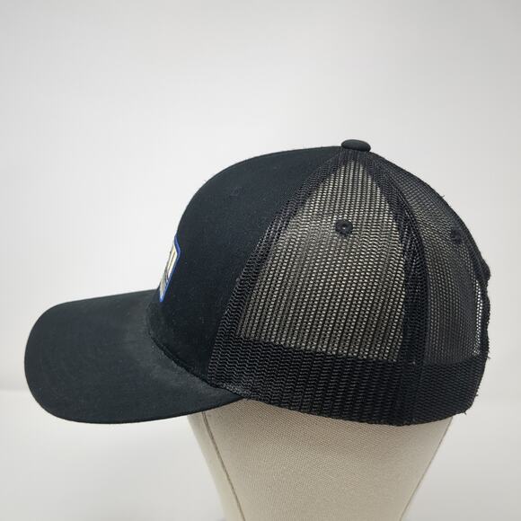 O'Neill Snapback Trucker Hat Black One Size Adjustable Embroidered Mesh Back - Picture 3 of 9